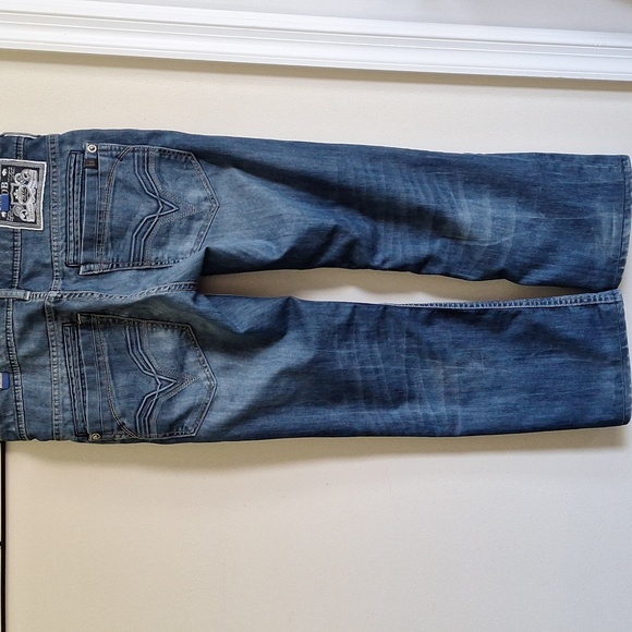 Buffalo David Bitton Men's Bootcut Jeans - Blue - Picture 2 of 10